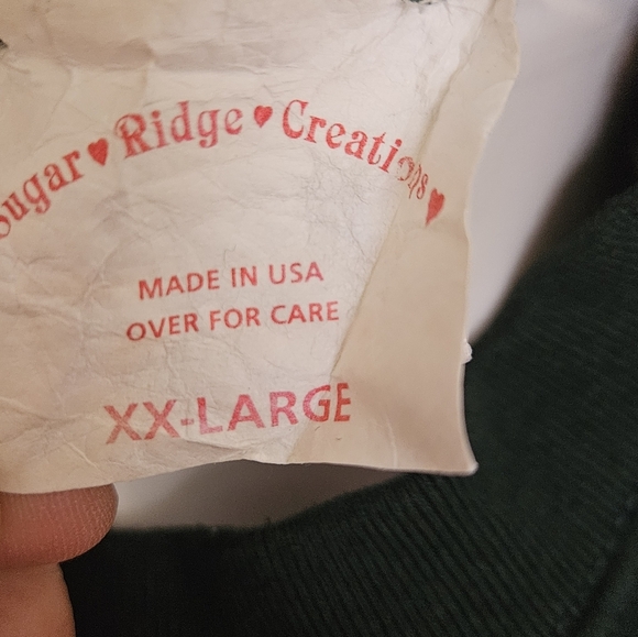 Santa Sweatshirt By Sugar Ridge Creations XXL EUC - Picture 5 of 6